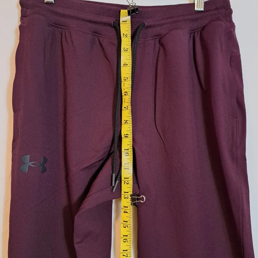 Under Armour Men Large UA Sportstyle Elite Jogger Maroon Purple 1374658 572 - Picture 11 of 14